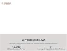Tablet Screenshot of circle40.com